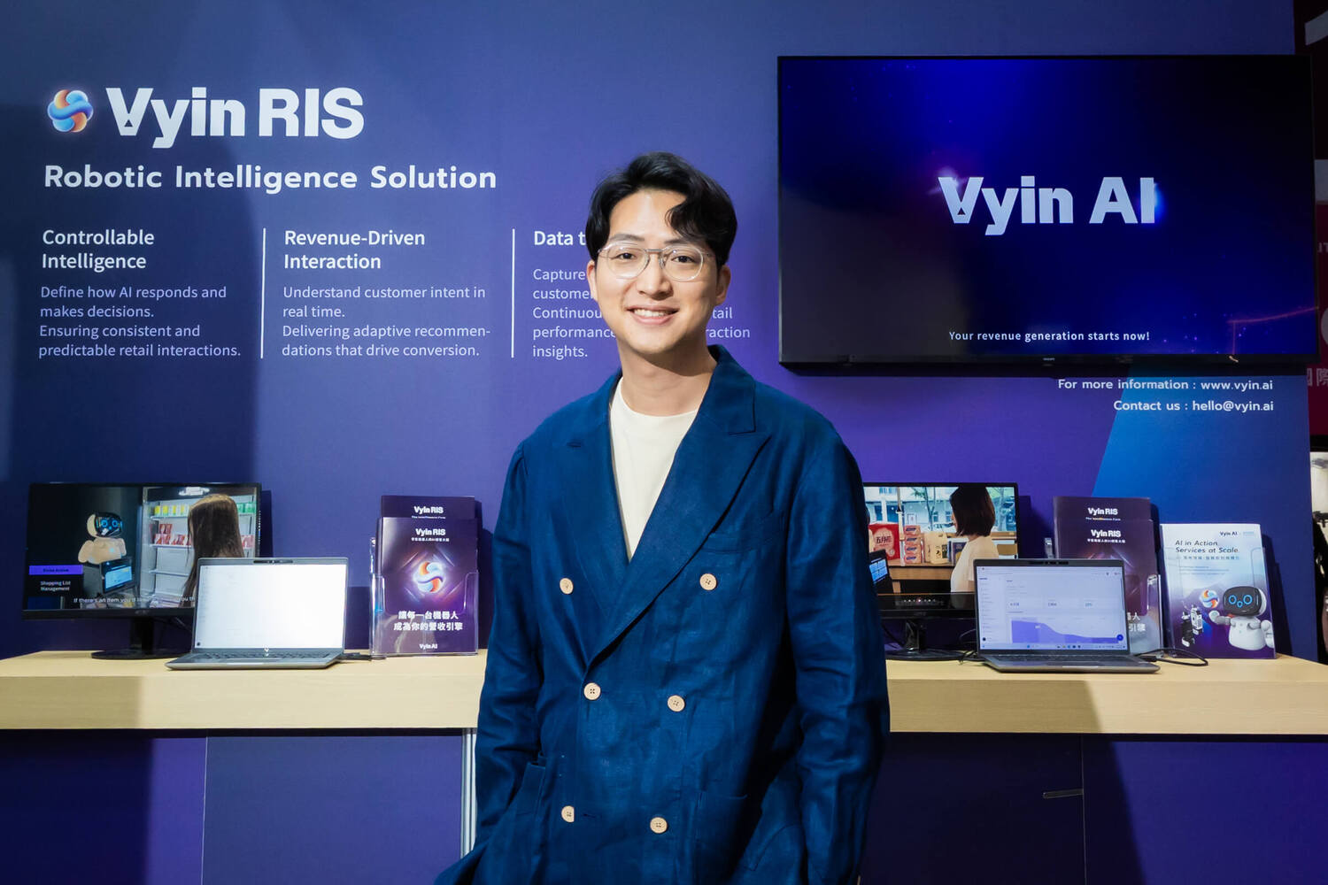 橘子集團策略長暨Vyin AI負責人陳冠宇表示Vyin AI 預計於 2026 年下半年完成首批 PoC 導入與落地驗證